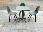 Bois Le Duc tuinstel met 3 stoelen, Huis en Inrichting, Tafels | Statafels, Ophalen, Gebruikt