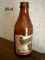 AIGLE BELGICA - Oude fles van 1/4 liter met etiket, Verzamelen, Ophalen of Verzenden, Gebruikt, Flesje(s)