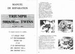 RTM pour Moto TRIUMPH (1946-1970) en Français., Enlèvement ou Envoi, Triumph