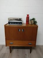 Vintage midcentury kast | platenspeler meubel | ladekast, Ophalen