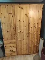 3 gardes robes en pin, Ophalen, Gebruikt, 100 tot 150 cm, Met hangruimte