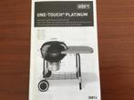 BARBECUE : WEBER ONE TOUCH PLATINUM, Ophalen, Zo goed als nieuw, WEBER, Met accessoires