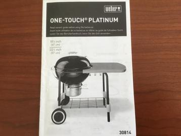 BARBECUE : WEBER ONE TOUCH PLATINUM beschikbaar voor biedingen