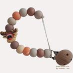 noekies Kerst speenkoord Rendier bruin geel oranje beige, Kinderen en Baby's, Verzenden, Nieuw