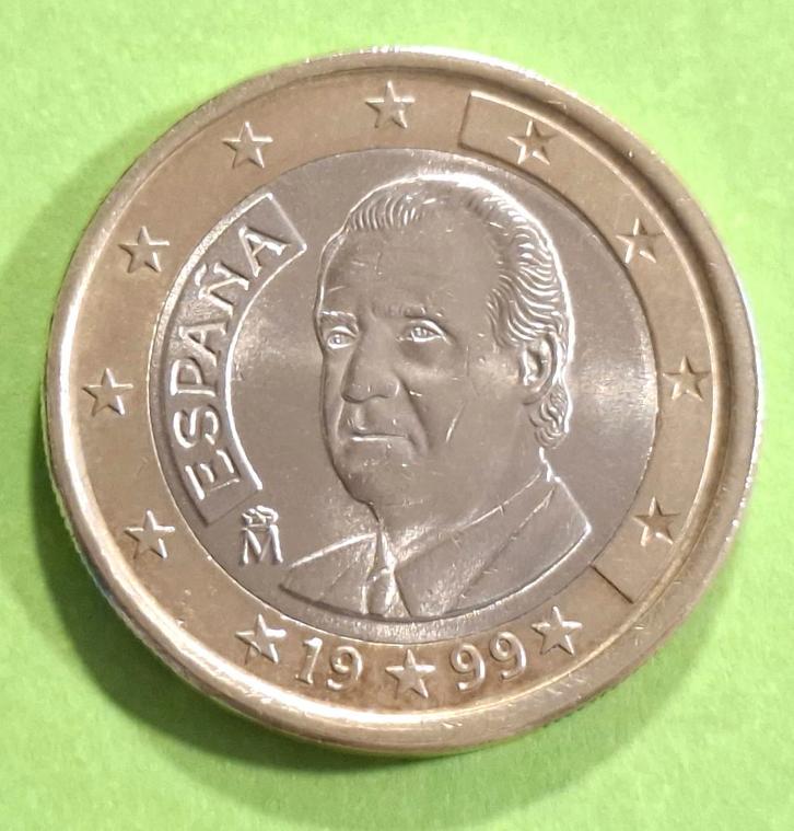 Spaanse munt - 1 euro - 1999, Postzegels en Munten, Munten | Europa | Euromunten, Losse munt, 1 euro, Spanje, Verzenden