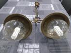 Koperen luchter, Huis en Inrichting, Lampen | Hanglampen, Ophalen, Zo goed als nieuw