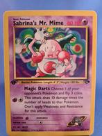 Sabrina's Mr. Mime 59/132 - Gym Challenge (1st edition), Hobby en Vrije tijd, Verzenden, Zo goed als nieuw