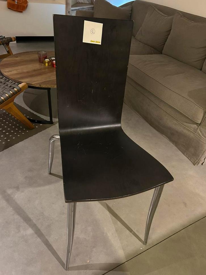 Philippe Starck Driade Olly Tango 4 stoelen – vintage design, Huis en Inrichting, Stoelen, Gebruikt, Vier, Overige materialen