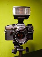 Olympus OM10+flits T20, Audio, Tv en Foto, Ophalen of Verzenden, Gebruikt, Spiegelreflex, Olympus