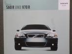 Brochure des Volvo S60 R et V70 R, Enlèvement ou Envoi, Volvo