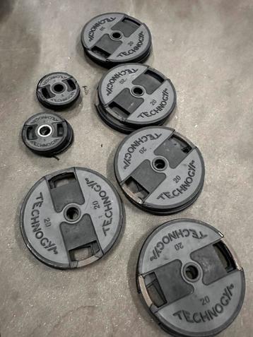 220kg Technogym 50mm Gewichten beschikbaar voor biedingen