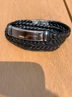 Armband, Ophalen of Verzenden, Nieuw, Zwart, Leer