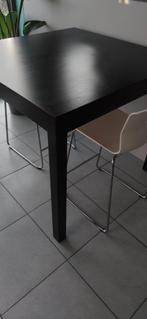 sta tafel zwart 110*110 Hoogte 95cm, Ophalen, Zo goed als nieuw