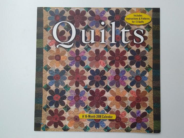 2008 Quilts calendar + hoes + patronen, Hobby en Vrije tijd, Borduren en Borduurmachines, Nieuw, Patroon, Ophalen of Verzenden