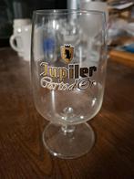 Jupiler glazen gouden kaart 0,4L, Verzenden, Gebruikt, Glas of Glazen, Jupiler