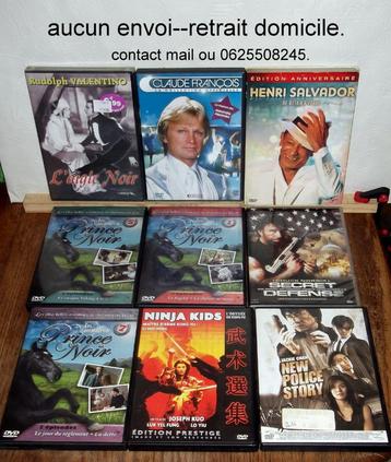 10 euros le lot de 73 dvd divers films brocante. beschikbaar voor biedingen