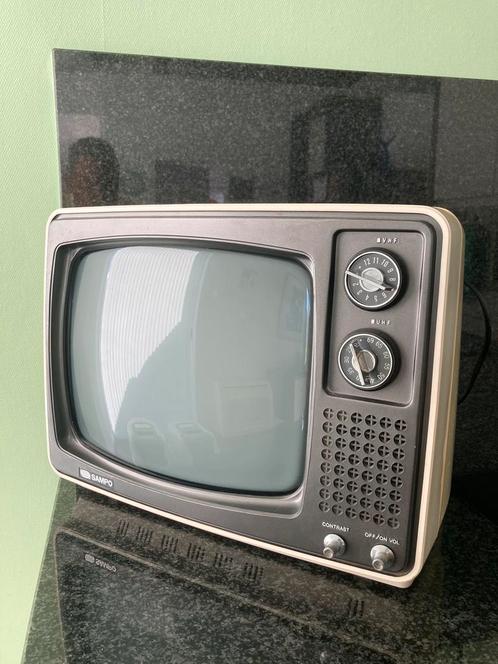 Sampo space age vintage portable TV, Antiek en Kunst, Antiek | Tv's en Audio, Ophalen of Verzenden