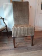 Rieten stoelen, Huis en Inrichting, Stoelen, Ophalen, Gebruikt, Bruin, Riet of Rotan