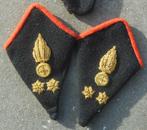 RIJKSWACHT / GENDARMERIE - PAIRE DE GRADES OFFICIER, Ophalen of Verzenden, Rijkswacht, Embleem of Badge