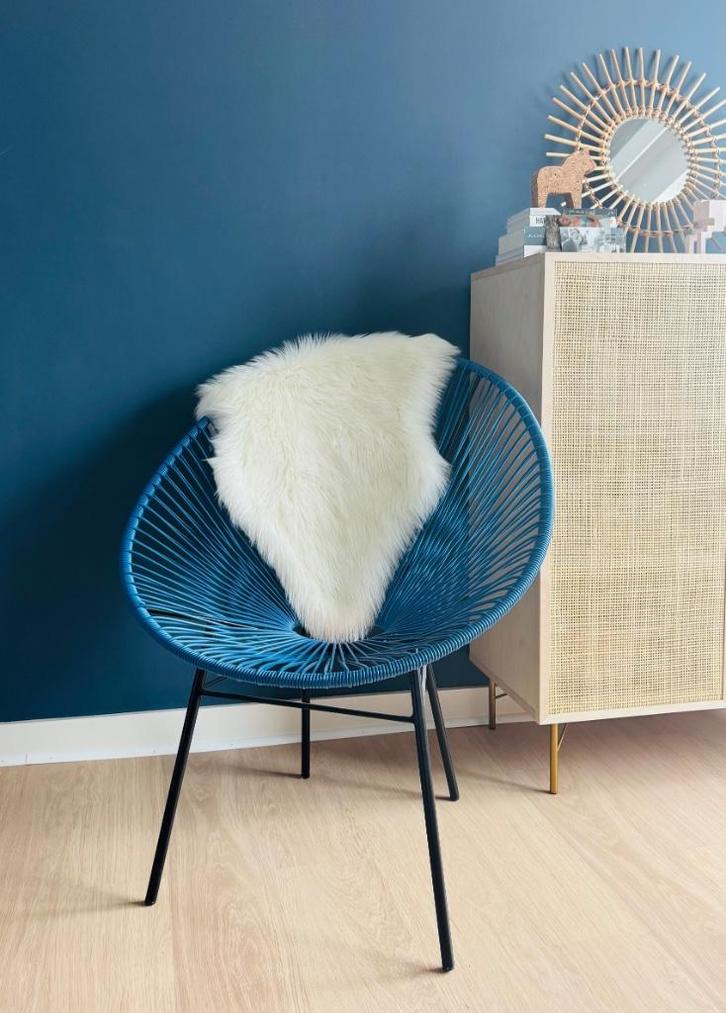 ACAPULCO (tuin)stoel blauw, Huis en Inrichting, Fauteuils, Nieuw, Ophalen