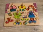 Houten puzzle Pippi Langkous (8 stuks), Kinderen en Baby's, Ophalen of Verzenden, Zo goed als nieuw, Overige typen