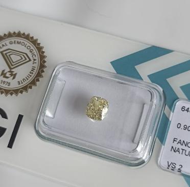 Zeldzame Natuurlijke Gouden Diamant (€5000 waard), Antiquités & Art, Antiquités | Argent & Or, Or, Enlèvement ou Envoi