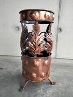 1950s 60s vintage bijzondere paraplubak in koper, Enlèvement ou Envoi, Utilisé, Métal