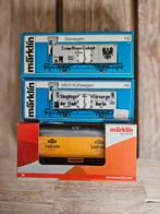 Lot de wagons publicitaires Märklin (4781 4782 44193), Analogique, Enlèvement ou Envoi, Courant alternatif, Wagon