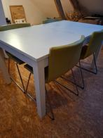 Tafel met 4 stoelen, Ophalen, Gebruikt, Vier personen, Rechthoekig