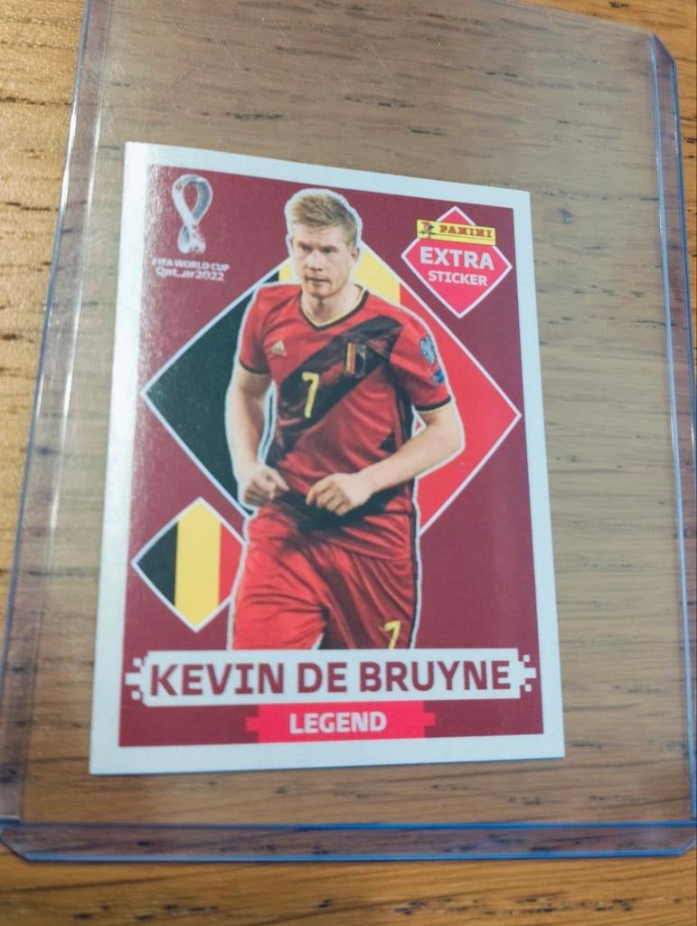 Kevin de Bruyne België Panini extra sticker WK 2022, Hobby en Vrije tijd, Stickers en Plaatjes, Ophalen of Verzenden, Sticker