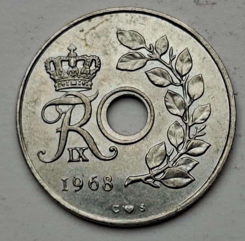 Munt Denemarken 1ore 1968, Ophalen of Verzenden