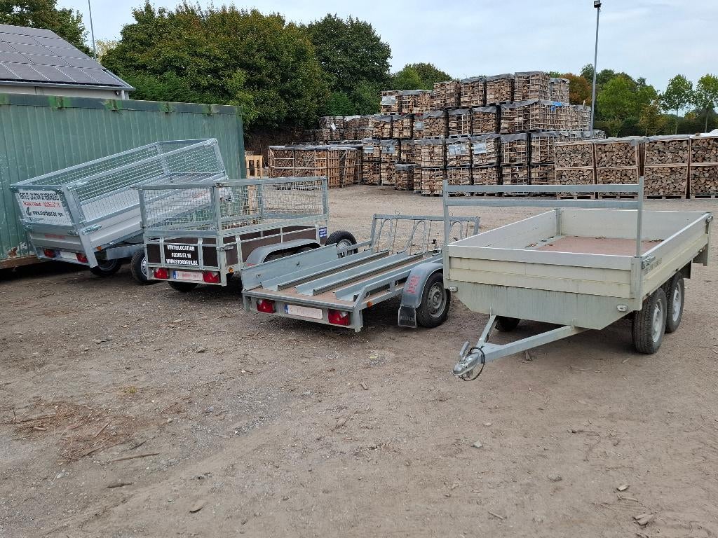 Remorque: Vente et location de 750 KG à 3500 KG, Auto diversen, Aanhangers en Bagagewagens, Ophalen