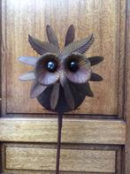 Brochette de jardin en fer, motif hibou tourné avec le vent, Enlèvement ou Envoi, Comme neuf