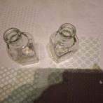 2 glazen flesjes zoeken een bloem, Ophalen, Nieuw