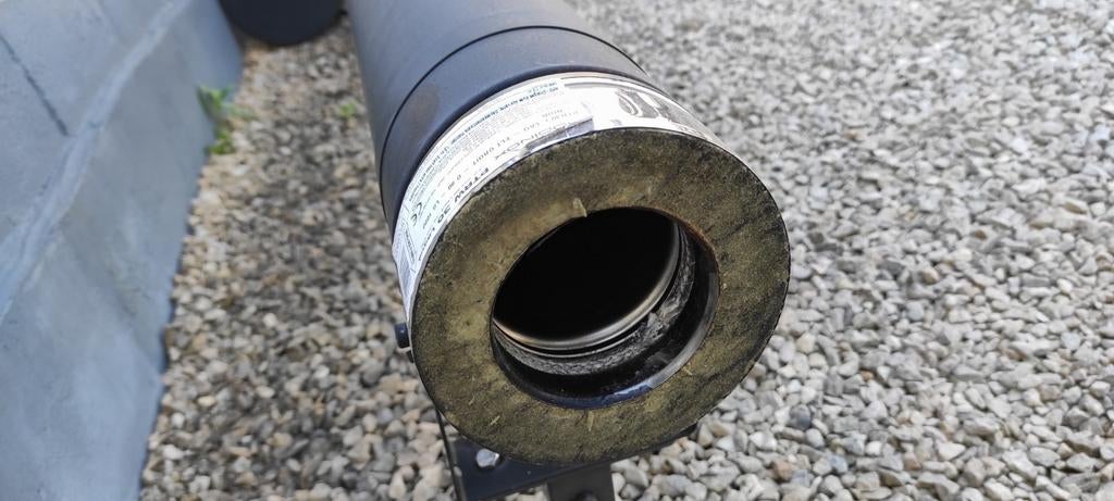 Cheminée inox, Enlèvement