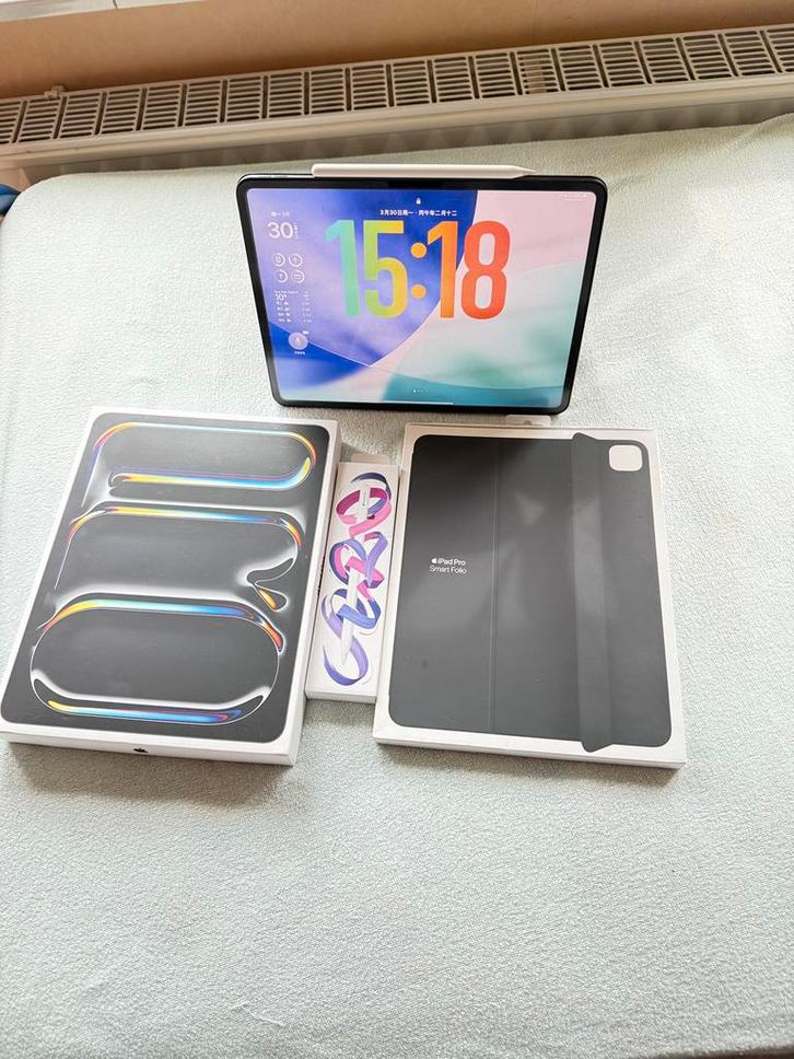 Ipad pro 13 inch zwart, Computers en Software, Apple iPads, Zo goed als nieuw, Apple iPad Pro, Wi-Fi, 13 inch of meer, 256 GB