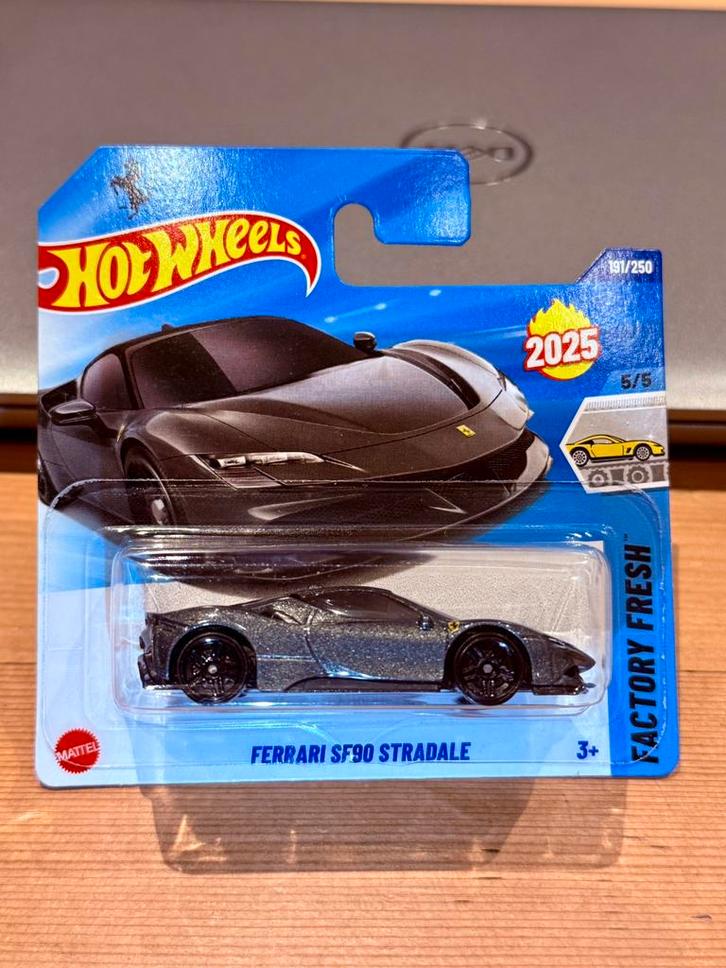 Hot Wheels Ferrari SF90 Stradale, Kinderen en Baby's, Speelgoed |Speelgoedvoertuigen, Zo goed als nieuw, Ophalen of Verzenden