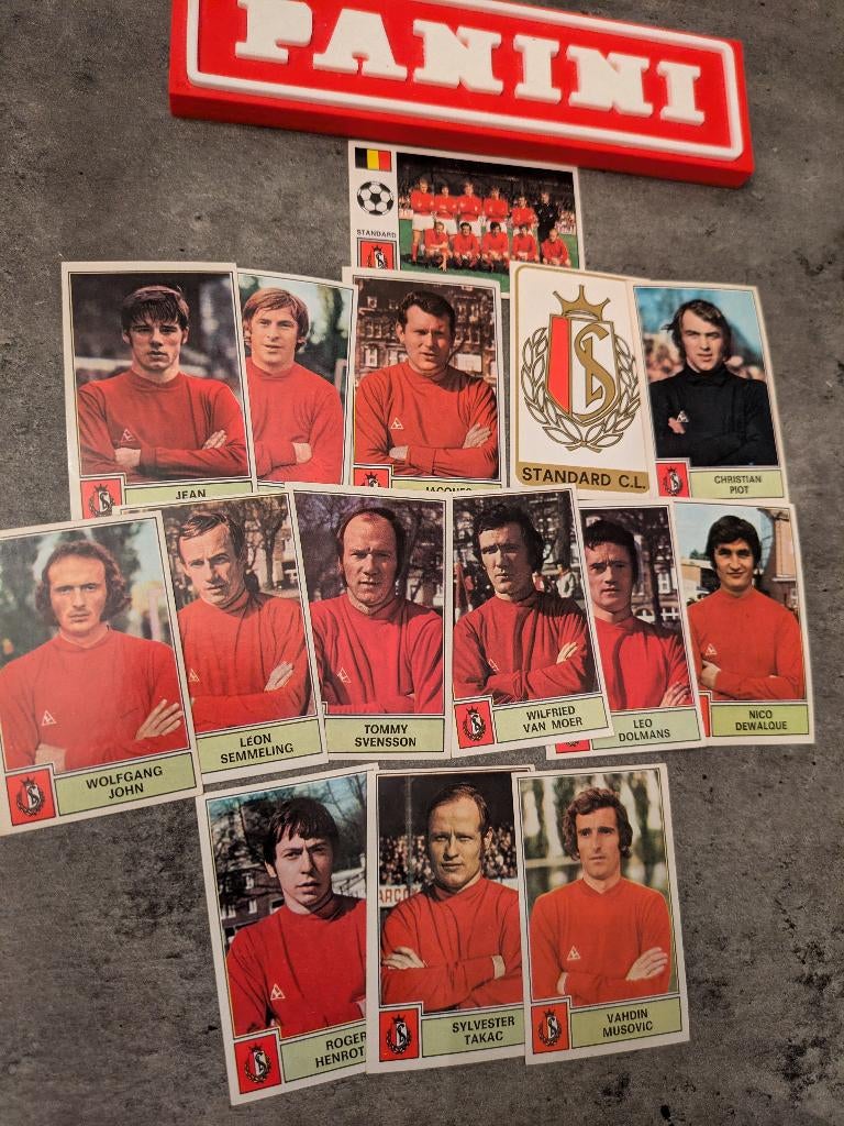 LOT 15 AUTOCOLLANTS FOOT PANINI FOOTBALL 1972/73 STANDARD cl, Envoi, Neuf