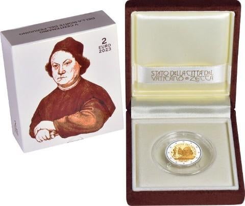 2 euros Cité du Vatican 2023 Perugino Proof, Timbres & Monnaies, Monnaies | Europe | Monnaies euro, Enlèvement ou Envoi, Vatican