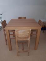 Table en bois massif 1mx1m [haute], Maison & Meubles, Tables | Tables à manger, Quatre personnes, 50 à 100 cm, Enlèvement, 50 à 100 cm