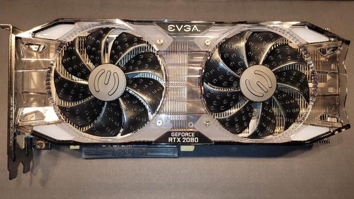 EVGA GeForce RTX 2080 XC, Informatique & Logiciels, Cartes vidéo, Utilisé, Nvidia, PCI-Express 3.0, GDDR6, Enlèvement
