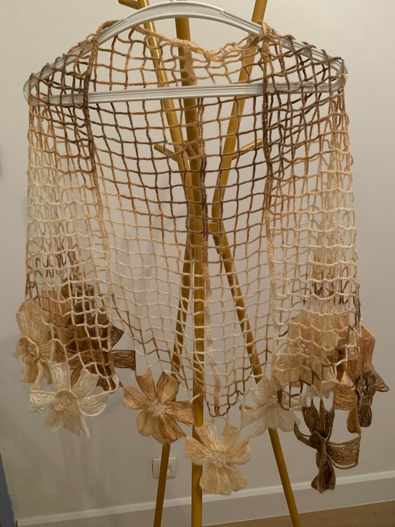 Handgemaakte sjaal, Huis en Inrichting, Lampen | Kroonluchters, Ophalen, Zo goed als nieuw