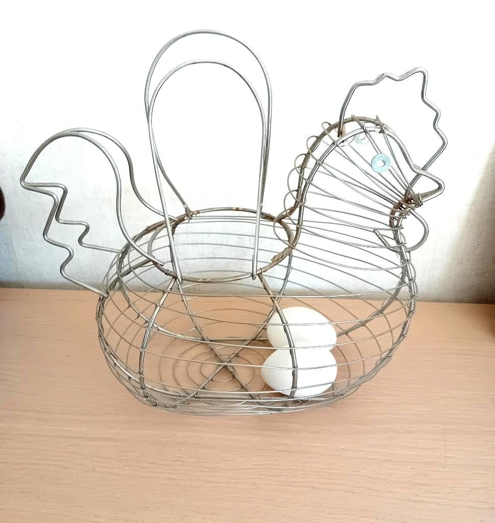 Panier à oeufs en forme de poule, Enlèvement, Utilisé