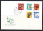 Postzegels Zwitserland (11) : Diverse FDC's 1, Ophalen of Verzenden, Gestempeld