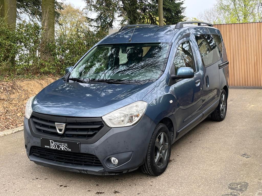 Dacia Dokker 1.6i 1ste Eigenaar/2 x Schuifdeur/incl.Winterse, Euro 5, Achat, Entreprise, Noir