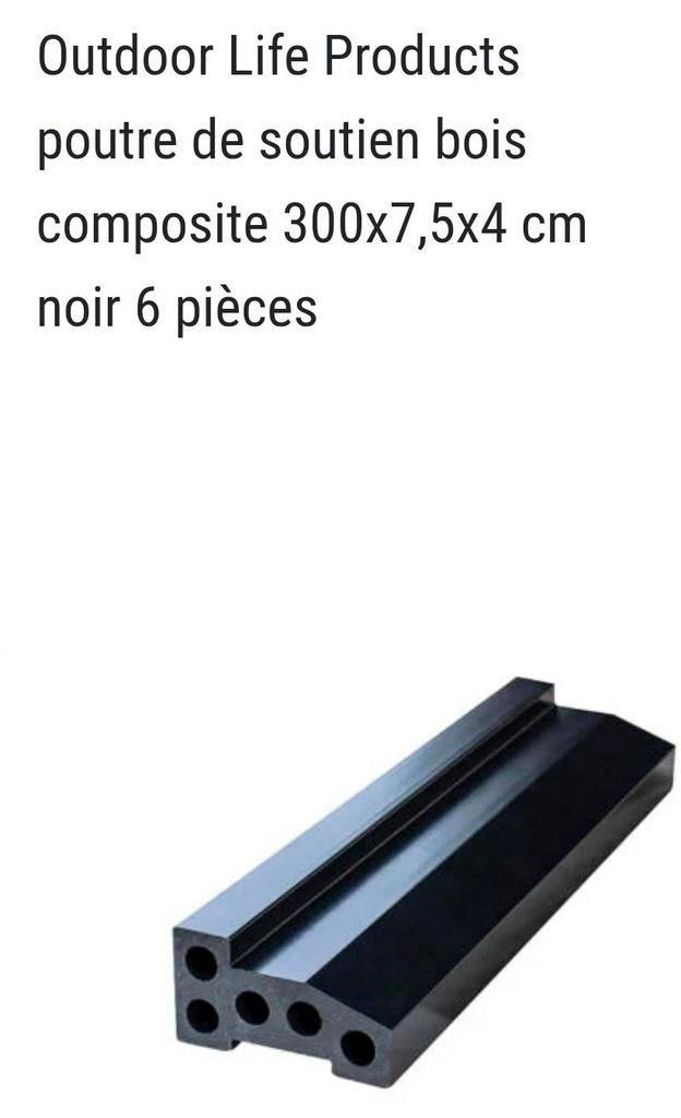 socle de fondation abris de jardin en composite, Jardin & Terrasse