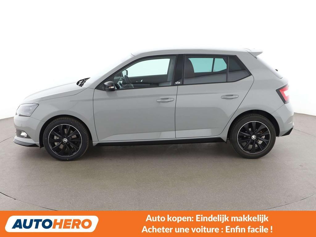 Skoda Fabia 1.2 TSI Monte Carlo (automatique), 1197 cm³, Argent ou Gris, Interruption de démarrage, 109 g/km
