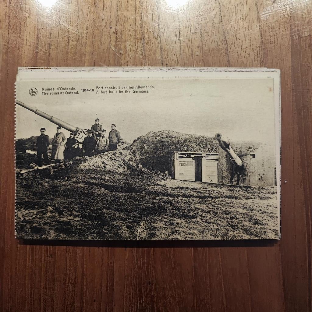 Ruïnes d Oostende fort construit par les allemands, Ophalen of Verzenden