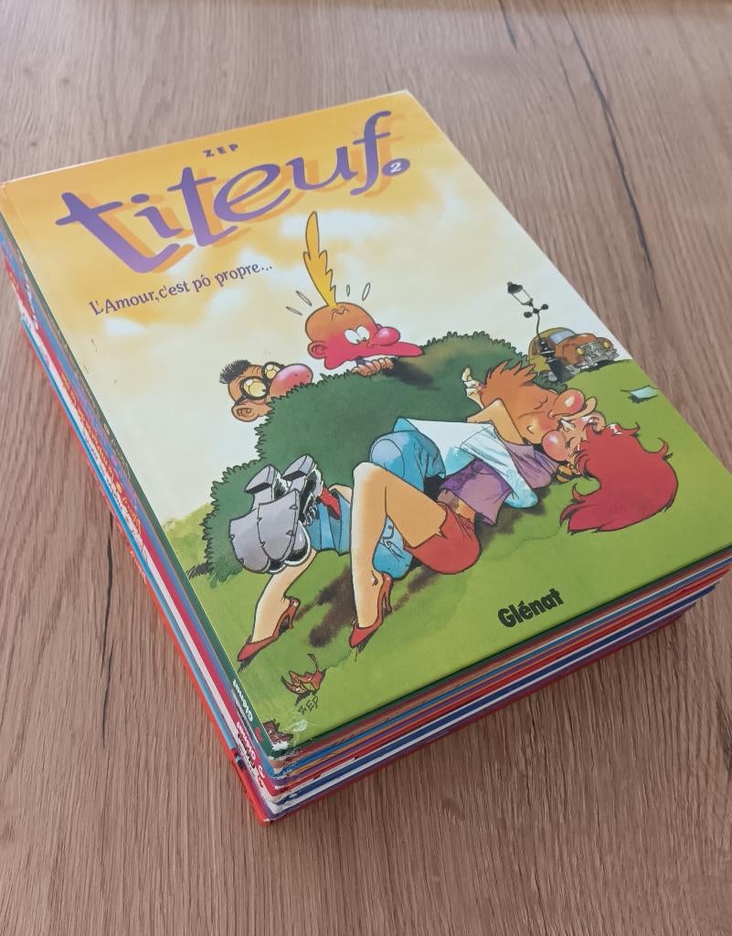 Lot de 10 BD de Titeuf bandes dessinés, Livres, BD, Enlèvement, Utilisé