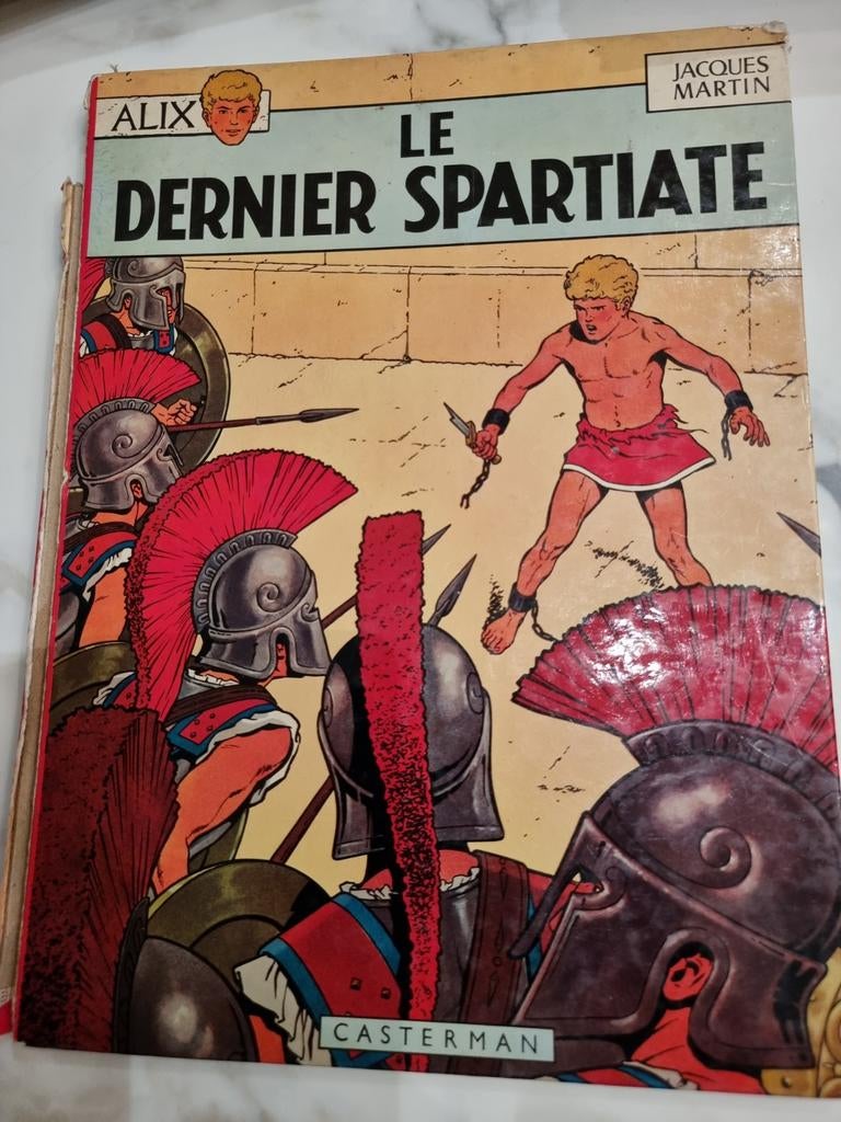 Le dernier spartiate, Gelezen, Eén stripboek, Ophalen of Verzenden, Jacques Martin